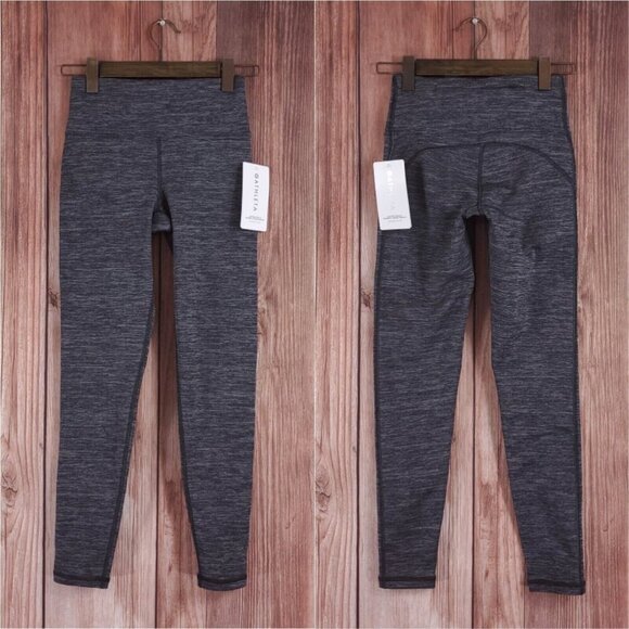 NWT Athleta Womens XXS Altitude Tight in Polartec Power Stretch Leggings Gray - Picture 1 of 13